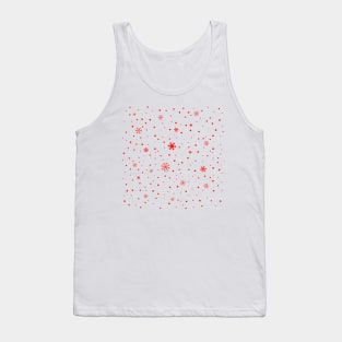 Christmas Snowflakes All Over Tank Top